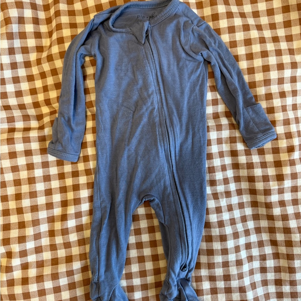 Blue Kids Pajama Footies